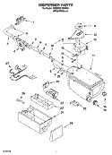 Part Location Diagram of WP8181694 Whirlpool Water Inlet Valve
