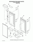 Part Location Diagram of WPW10243391 Whirlpool Nameplate - Stainless Steel