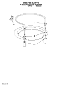 Part Location Diagram of W10518394 Whirlpool Dishwasher Heating Element