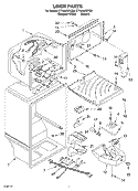 Part Location Diagram of WP2204605 Whirlpool Temperature Control Thermostat