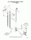 Part Location Diagram of WPW10195037 Whirlpool Lever