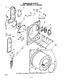 Part Location Diagram of WP3394508 Whirlpool Bearing Ring