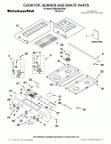 Part Location Diagram of W11569347 Whirlpool GRATE-KIT