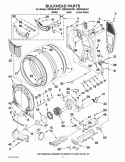 Part Location Diagram of WPW10516085 Whirlpool Lint Filter
