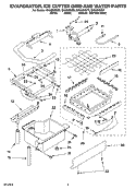 Part Location Diagram of W10881366 Whirlpool Water Inlet Valve with Quick Connections - 120V 60Hz