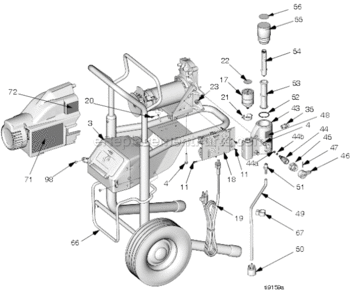 Part Location Diagram of 15E289 Graco Cap