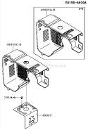 Cooling_Equipment Diagram and Parts List for  Kawasaki Leaf Blower / Vacuum
