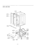 EXPLODED VIEW Diagram and Parts List for ASTEEUS LG Dishwasher