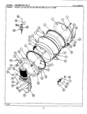 TUMBLER - GRAY Diagram and Parts List for  Maytag Dryer