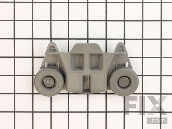 11722152-1-M-Whirlpool-W10195416V-Dishwasher Lower Dishrack Wheel Assembly - Gray
